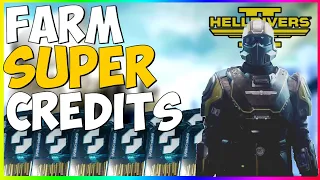 *SOLO* The FASTEST Way To Farm Super Credits In HELLDIVERS 2 | Make 2500 Credits Per Hour!