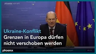 Statement von Bundeskanzler Olaf Scholz zum Ukraine-Konflikt am 16.12.21