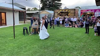 First Dance and Backstreet Boys FLASH MOB at Rachel & Matt’s Wedding Adams Farms Coldstream