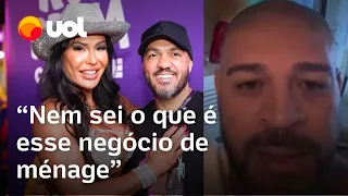 Belo e Gracyanne: Adriano Imperador abre o jogo sobre suposto ménage com o casal