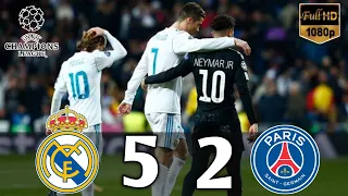 Real Madrid vs PSG 5-2 (agg) | UCL2018 Round of 16 | Ronaldo Shows His Class