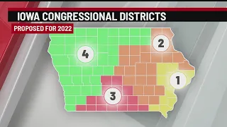Proposed Iowa redistricting maps released