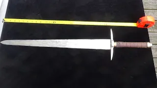 Making a Titanium European Style Sword and Dagger.