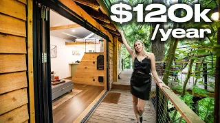 This Tiny Tree House Makes $120,000 Per Year… Here’s How | Checked In