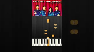 Around The World 🌍 ATC EASY Piano Tutorial Cover