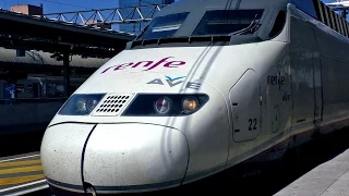 Viajar en tren RENFE AVE - Voyager en train TGV SNCF. Alta velocidad España Francia / Espagne France