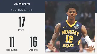 Ja Morant Full Game Highlights! Murray St. Vs Marquette March Madness! (3/21/19