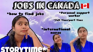 Jobs in Canada🇨🇦|How I find my first job as international nurse|Ways to find jobs|@anmolpeysi