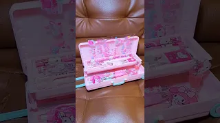 Mini Suitcase Pencil Case Unboxing ASMR 💗🎀 #mymelody