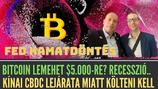 Kripto Hírek I Bitcoin Lemehet $5.000-re? I Kínai CBDC  Lejárati Idővel I DeFi &Web3 Nyerő Narratíva