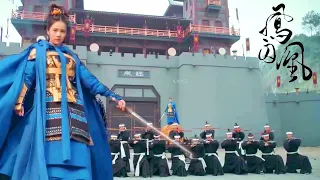 [Kung Fu Movie] Facing rebels’ assassination, the female general wipes them out by feigning death!