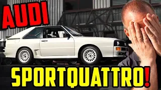 Audi Tradition zu BESUCH! - Audi SPORTQUATTRO! - Marco darf FAHREN!