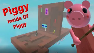 Playing Roblox Piggy Inside Of Piggy!