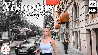 Istanbul Walking Tour | Nişantaşı, Maçka, Akaretler Neighborhoods | 4K HDR