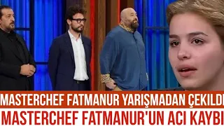 Fatmanur'un acı kaybı Fatmanur yarışmadan çekildi