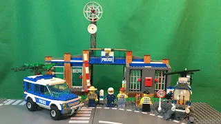 Lego City 4440 Forest Police Station Lego Speed Build