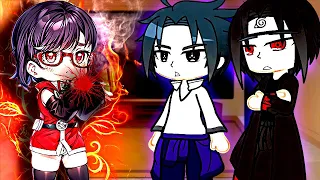 Uchiha Clan React To Sarada // Gacha React