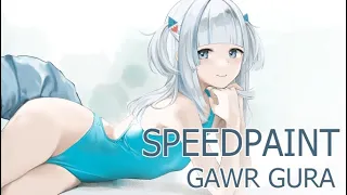 gawr gura | study speedpaint