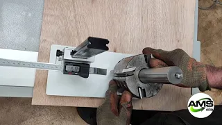 How to measure the radius of a profiled cutterhead with a WB CASS1025/40 Setting Stand - 5 steps