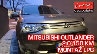 Montaż LPG Mitsubishi Outlander 2.0 150KM 2014r w Energy Gaz Polska na auto gaz KME
