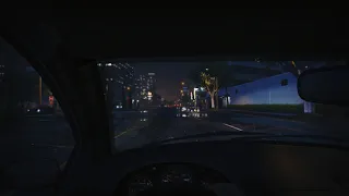 GTA 5 - Relaxing Drive in the Rain [Ultra Graphics] [POV] (1080p60)