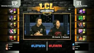 LCL 2016 Spring Term - Semi Finals - UP vs UI Best of 3: Game 3