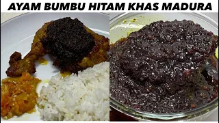 RESEP AYAM BUMBU HITAM KHAS MADURA YANG LEZATTT