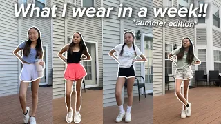 What I wear in a week!! 🤠 *summer edition* |haley hahn|