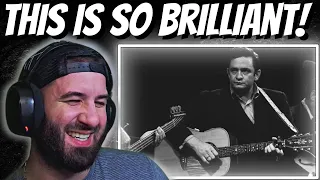 ALMOST HAD ME IN TEARS! Johnny Cash - A Boy Named Sue | REACTION