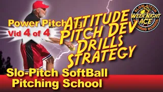4 of 4: Power Pitching Class, Attitude, Pitch Dev, Strategy - Slow Pitch Softball Pitching School