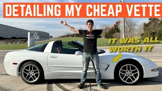 DETAILING The $3,500 Corvette Made It Look Like A MILLION BUCKS