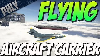 FLYING AIRCRAFT CARRIERS! - Epic User Map! (War Thunder Gameplay)