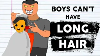 The Reason I Have Long Hair (Storytime) | Long Hair Problems | MangoBoi Animations