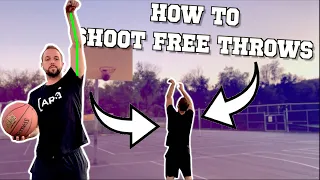 How to SHOOT FREE THROWS For BEGINNERS