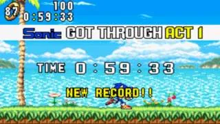 Sonic Advance [GBA] Music - Time Attack Record 1 [HD]