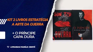 Kit 2 Livros Estratégia | A Arte da Guerra + O Príncipe | Capa Dura - Livrarias Família Cristã