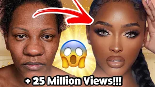 This Makeup Transformation Got 12 MILLION Views Without Plastic Surgery! #makeuptutorial