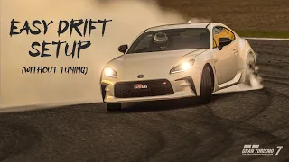 Gran Turismo 7 | EASY DRIFT SETUP (WITHOUT TUNING)