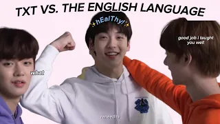 txt vs. the english language