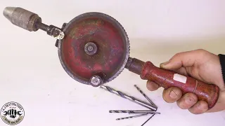Vintage Craftsman Egg Beater Style Hand Drill Restoration.