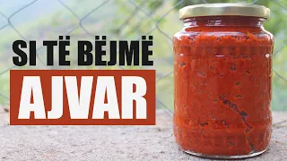 Ajvar me speca te kuq - Ajvar shtepie tradicional