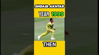 Then VS Now || Shoaib Akhtar | #shorts #cricket #ytshorts #shoaibakhtar #shortsfeed
