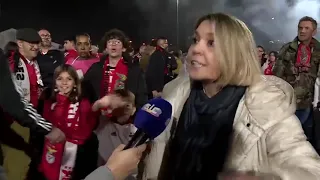 Vídeo de adepta do Benfica torna-se viral