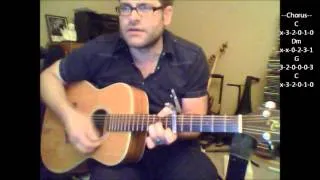 How to play Seasons In The Sun by Terry Jacks on acoustic guitar