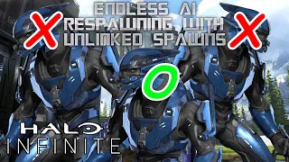 Endless AI Respawning With Unlinked Spawns | Halo Infinite Forge Tutorial