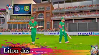 liton Das Fastest fifty against India T20 World Cup 2022 Real cricket 22 gameplay