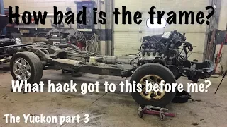 Swapping the frame on the Yukon.  The Yuckon part 3