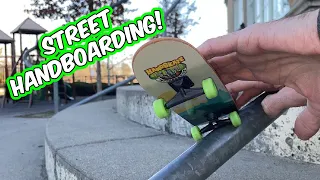 STREET HANDBOARDING!