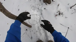 SETTING A BOBCAT LINE IN IOWA {MULTIPLE SETS IN SNOW} {VLOG 49}