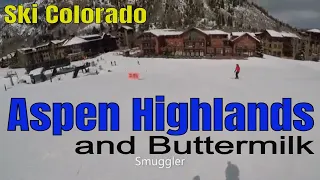 Ski Aspen Highlands and Buttermilk, Colorado March '22 GoPro PS